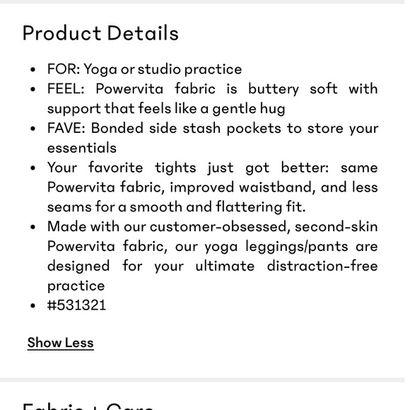 Athleta Salutation Stash Pocket II 7/8 Tights Sz S - Picture 8 of 9